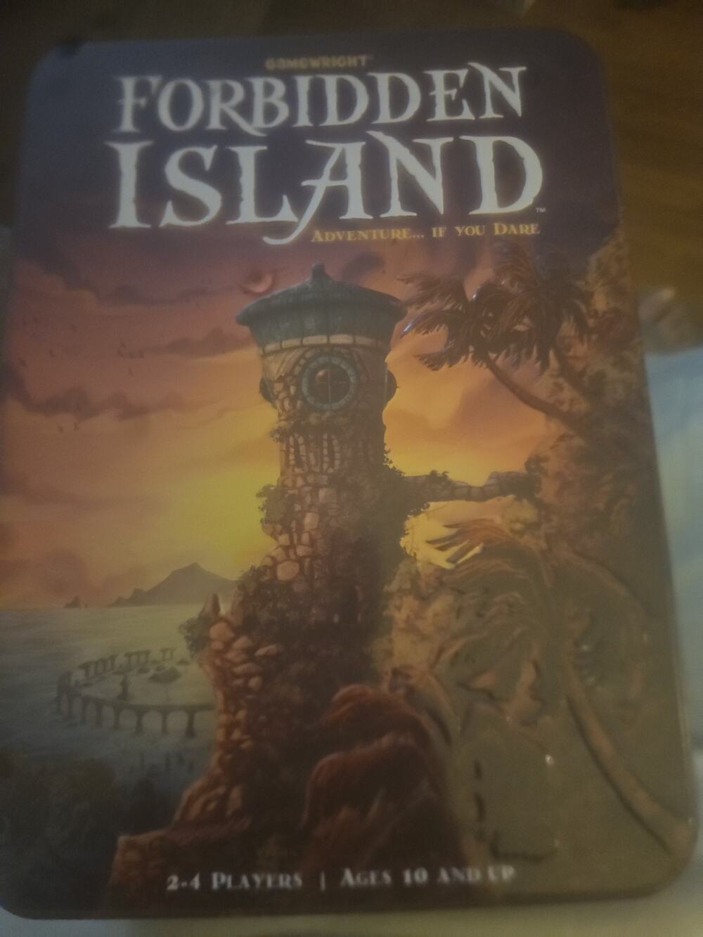 Gamewright Forbidden Island Cooperative Strategy Board Game #317